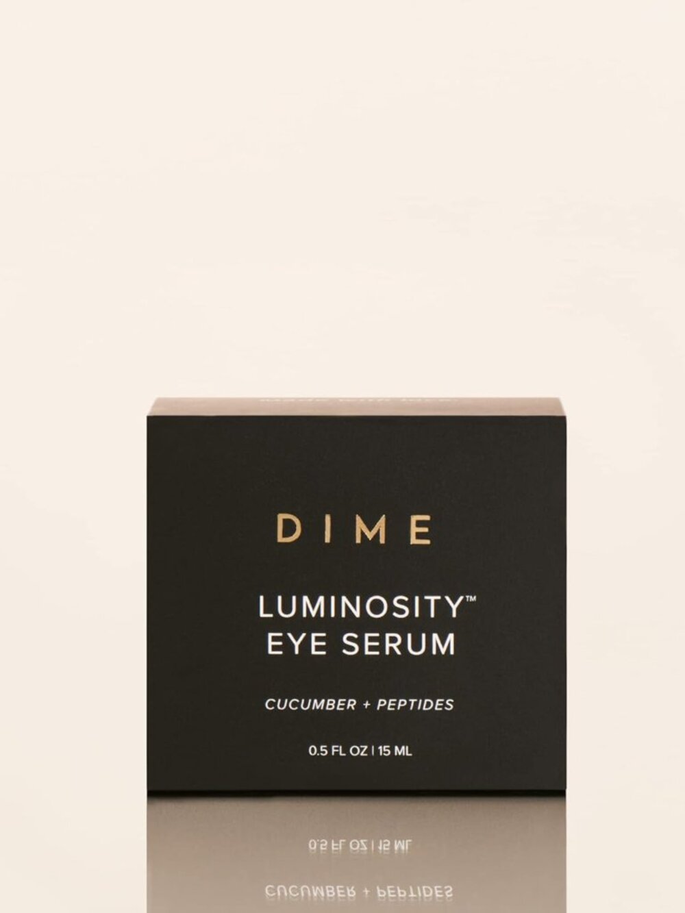 DIME Beauty Luminosity Eye Serum - Caffeine Eye Cream for Dark Circles